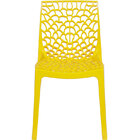 Cadeira Gruvyer Design Cozinha Sala De Estar Jantar Amarelo