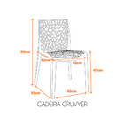 Cadeira Gruvyer Estrutura Em Polipropileno Fratini