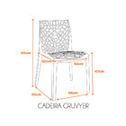Cadeira Gruvyer Estrutura Em Polipropileno Fratini