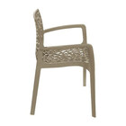 Cadeira Gruvyer Polipropileno Com Braço Fendi - Or Design