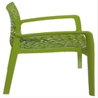 Cadeira Gruvyer Polipropileno Com Braço Verde - Or Design