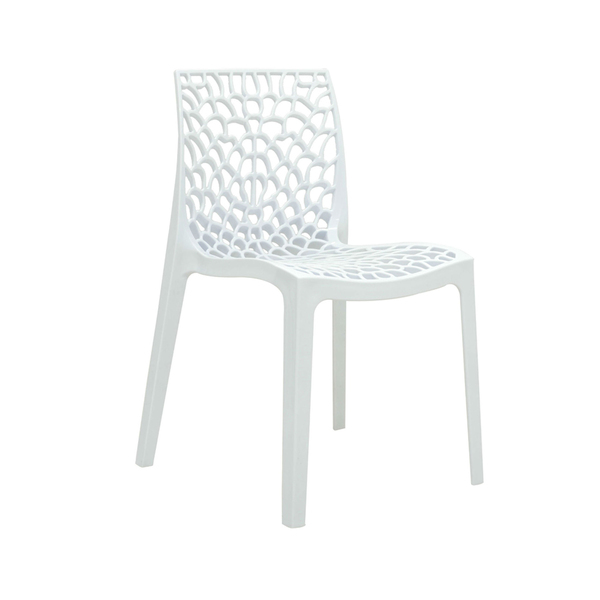 Cadeira Gruvyer Sala De Jantar Branco R02 - D'rossi