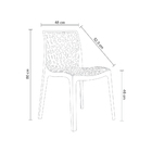 Cadeira Gruvyer Sala De Jantar Nude R02 - D'rossi