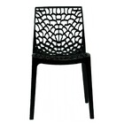 Cadeira Gruvyer Sala De Jantar Preto R02 - D'rossi