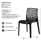 Cadeira Gruvyer Transparente