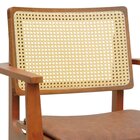 Cadeira Gus Madeira Maciça Com Braço Encosto Telinha Assento