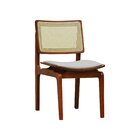 Cadeira Gus Madeira Maciça Encosto Telinha Assento Anatômico