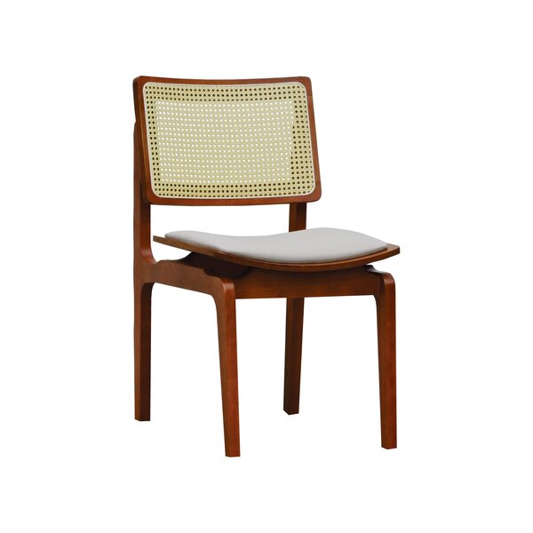 Cadeira Gus Madeira Maciça Encosto Telinha Assento Anatômico