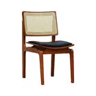 Cadeira Gus Madeira Maciça Encosto Telinha Assento Anatômico