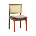 Cadeira Gus Madeira Maciça Encosto Telinha Assento Anatômico