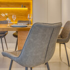 Cadeira Haifa Assento Em Mdf E Base Em Aço Pintado Fratini