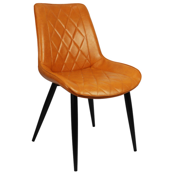 Cadeira Haifa Livia Tábata Poltrona Estofada Pu Vintage Retro