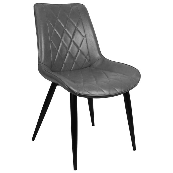 Cadeira Haifa Livia Tábata Poltrona Estofada Pu Vintage Retro