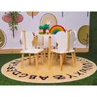 Cadeira Hora De Brincar Borboleta Branca E Natural