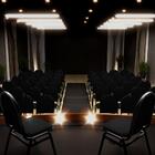 Cadeira Hoteleira Auditório Empilhável Linho M23 Preto - Mpoz