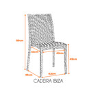 Cadeira Ibiza Estrutura Em Polipropileno Fratini