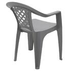 Cadeira Iguape Em Polipropileno Cinza Tramontina