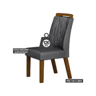 Cadeira Ilheus Mdf Moveis Leifer Freijó, Joli Chumbo