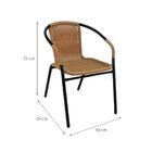 Cadeira Indaiá Bege Rattan