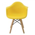 Cadeira Infantil Base Madeira Com Braço Eiffel Rivatti Móveis