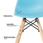 Cadeira Infantil Com Pés Em Madeira Eiffel Casatema Madeiraor