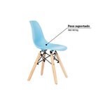 Cadeira Infantil Com Pés Em Madeira Eiffel Casatema Madeiraor