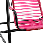 Cadeira Infantil De Balanço Rosa Bebê