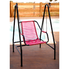 Cadeira Infantil De Balanço Rosa Bebê