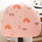 Cadeira Infantil De Escritório Base Giratória Ergonômica Alpa