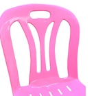 Cadeira Infantil De Plástico Rosa Para Estudar Desenhar E Bri