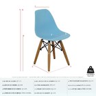 Cadeira Infantil Eames Rosa