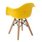 Cadeira Infantil Eiffel Com Braço Amarela