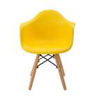 Cadeira Infantil Eiffel Com Braço Amarela