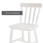 Cadeira Infantil Em Madeira Maciça Branco