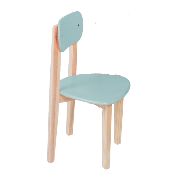 Cadeira Infantil Escola Refeitório Base Madeira Assento E Enc