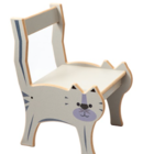 Cadeira Infantil Gato Cadeirinha Animais