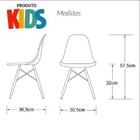 Cadeira Infantil Kids Eames  Branco