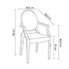 Cadeira Infantil Polipropileno Sofia Rivatti Móveis