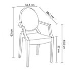 Cadeira Infantil Polipropileno Sofia Rivatti Móveis