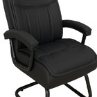 Cadeira Interlocutor Para Escritório Com Mola Ensacada Preto