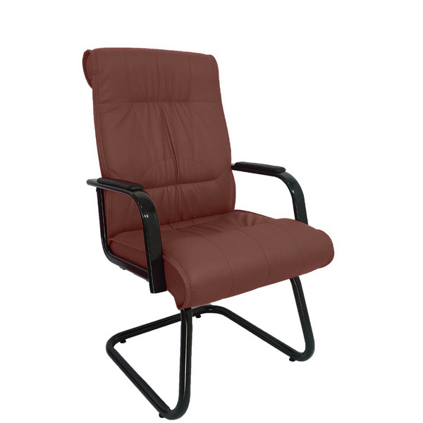 Cadeira Interlocutor Para Escritório Linha Itália Vermelho