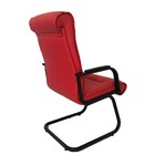 Cadeira Interlocutor Para Escritório Linha Itália Vermelho