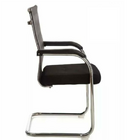 Cadeira Interlocutor Tela Roma Or-3312 (fixa) Cromada – Cor P