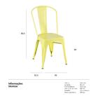 Cadeira Iron Tolix - Amarelo Light