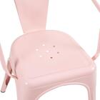 Cadeira Iron Tolix Com Apoio De Braços - Industrial - Aço - V