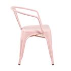 Cadeira Iron Tolix Com Apoio De Braços - Industrial - Aço - V