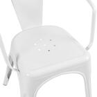 Cadeira Iron Tolix Com Apoio De Braços - Industrial - Aço - V