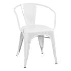 Cadeira Iron Tolix Com Apoio De Braços - Industrial - Aço - V