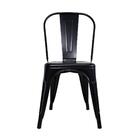 Cadeira Iron Tolix Design Industrial Jantar Cozinha Casa Preto