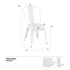 Cadeira Iron Tolix Design Industrial Rosa